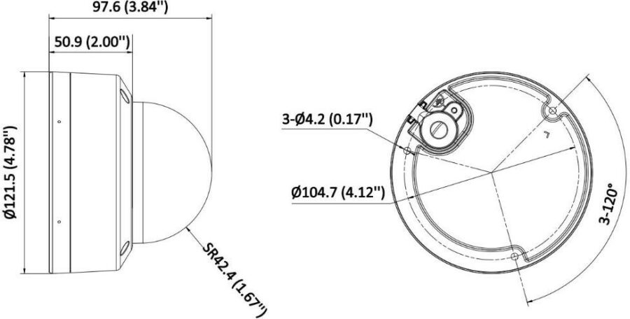 Kamera IP Hikvision DS-2CD1743G2-LIZSU(2.8-12mm)