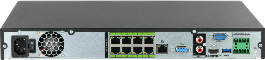 Rejestrator IP Dahua NVR5208-8P-EI2