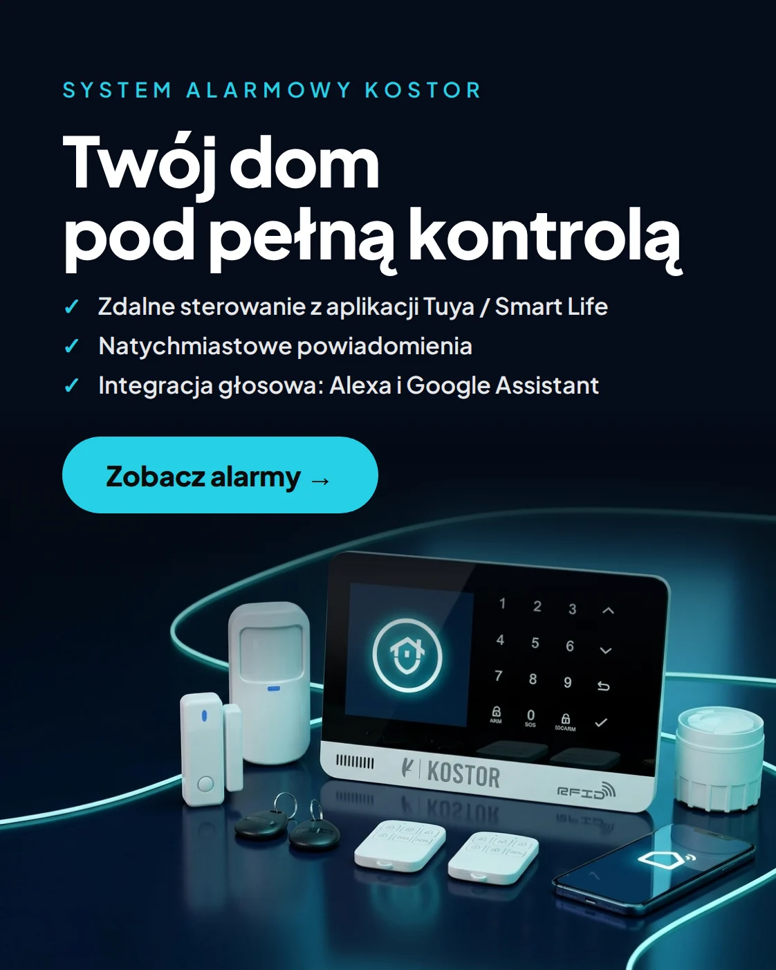 Alarmy KOSTOR