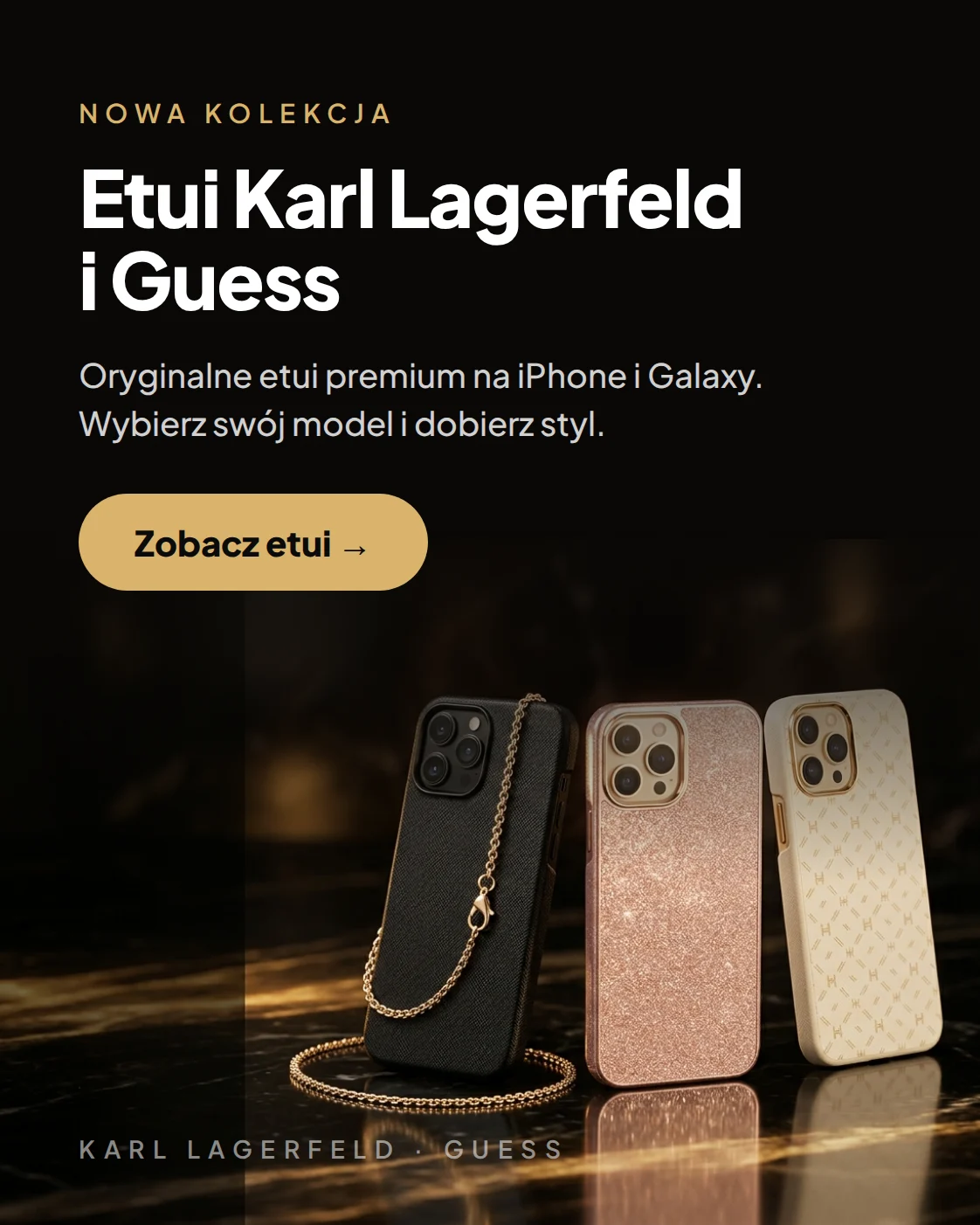 Etui Karl Lagerfeld i Guess